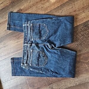 Arizona Jean Co. Size 7 Avg. Straight Legged Denim Blue Jeans